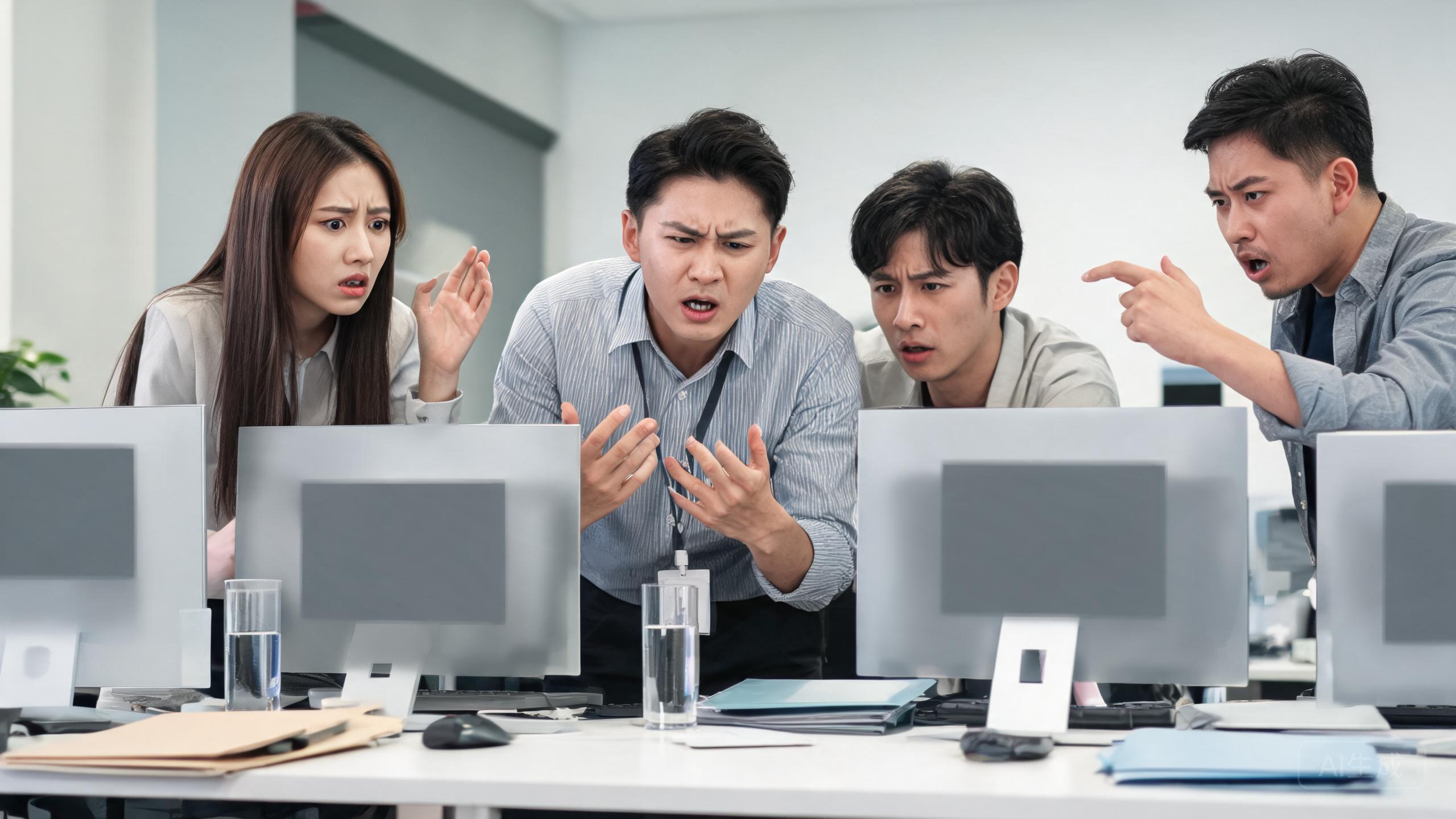 运营团队面对突增的抖音私信咨询手忙脚乱的场景